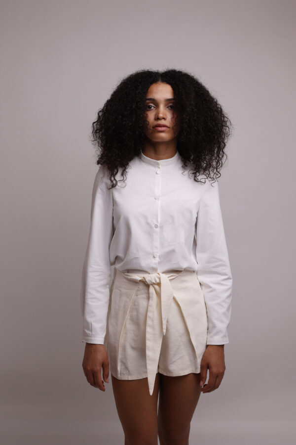 Mod.008_Camicia colletto alla coreana - immagine 2