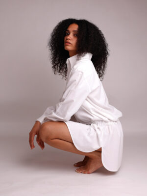 Mod.2 Abito chemisier con coulisse