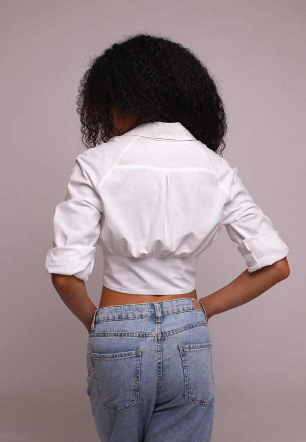 Mod.004_Camicia cropped slim - immagine 6