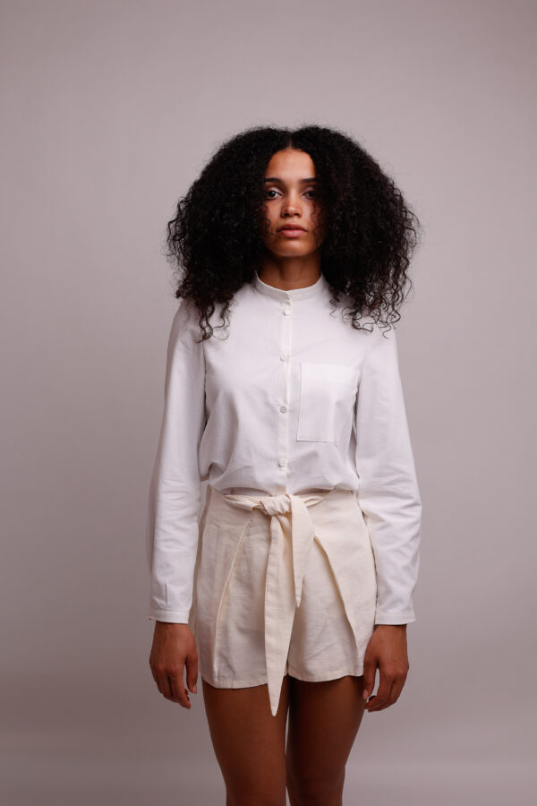Mod.008_Camicia colletto alla coreana - immagine 2