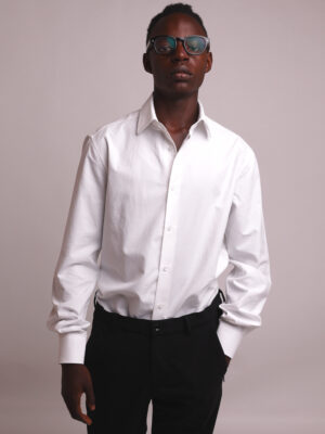 Mod.010_Camicia uomo slim fit collo italiano