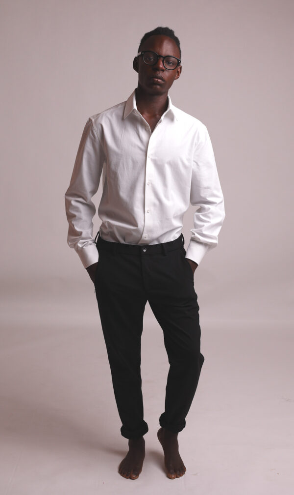 Mod.010_Camicia uomo slim fit collo italiano - immagine 2