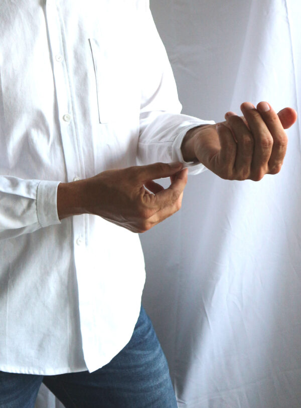 Mod.012_Camicia collo alla coreana uomo - immagine 5