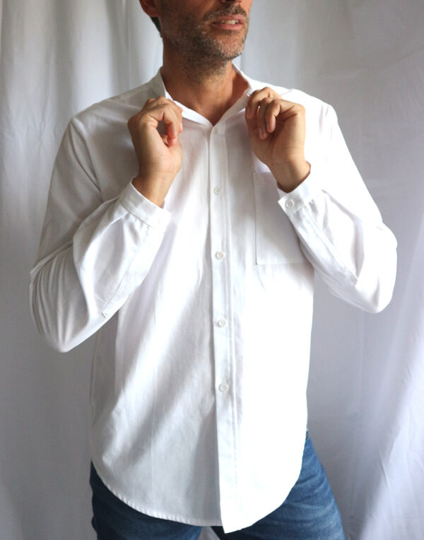 Mod.012_Camicia collo alla coreana uomo - immagine 6
