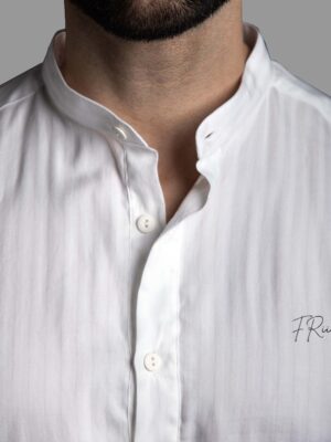 Mod.012_Camicia collo alla coreana uomo