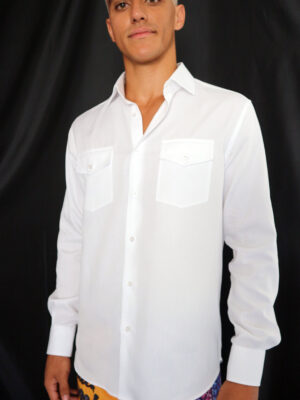 Mod.015_Camicia uomo slim fit due tasche