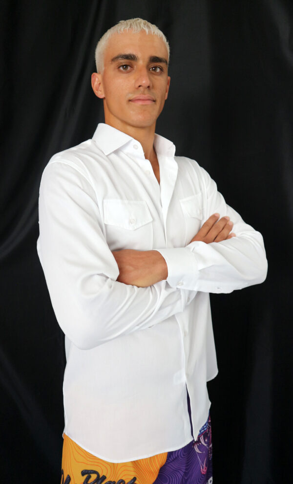 Mod.015_Camicia uomo slim fit due tasche - immagine 2