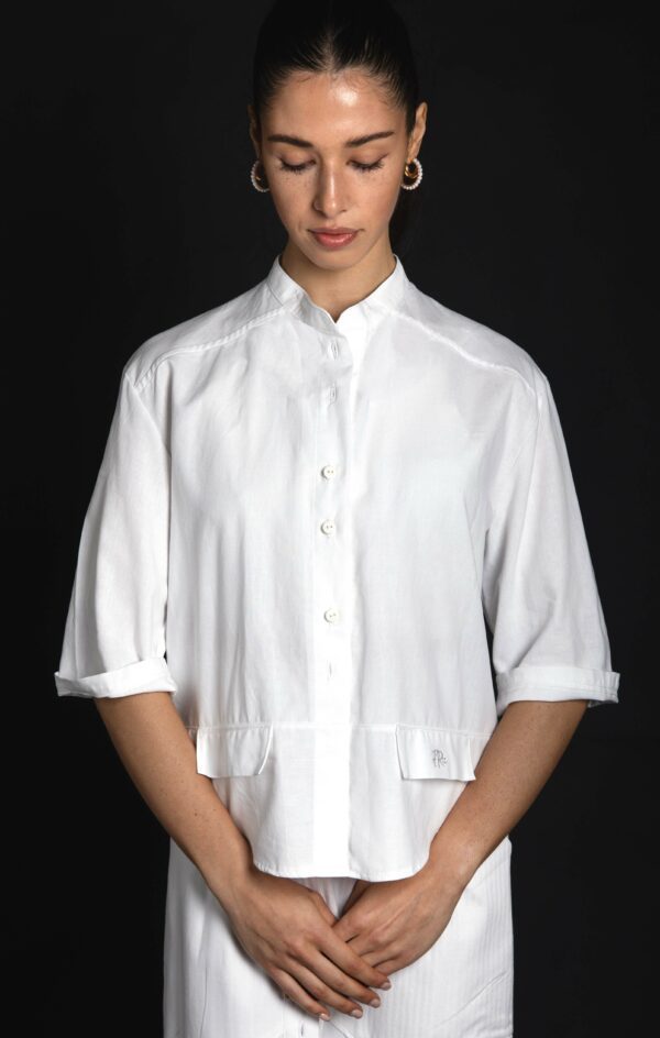 Mod.022_Camicia casacca coreana pieghe