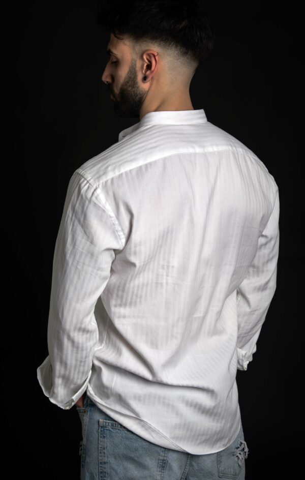 Mod.025_ Camicia colletto coreana polo - immagine 6