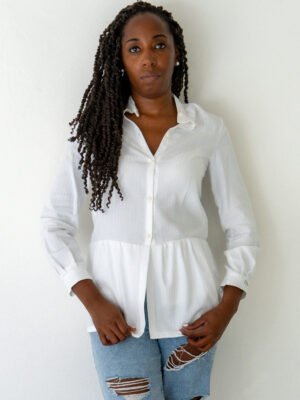 Mod.008_BIS_Camicia coreana con fondo arricciato