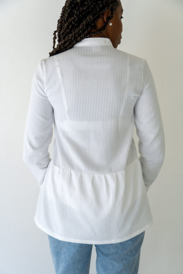 Mod.008_BIS_Camicia coreana con fondo arricciato - immagine 2