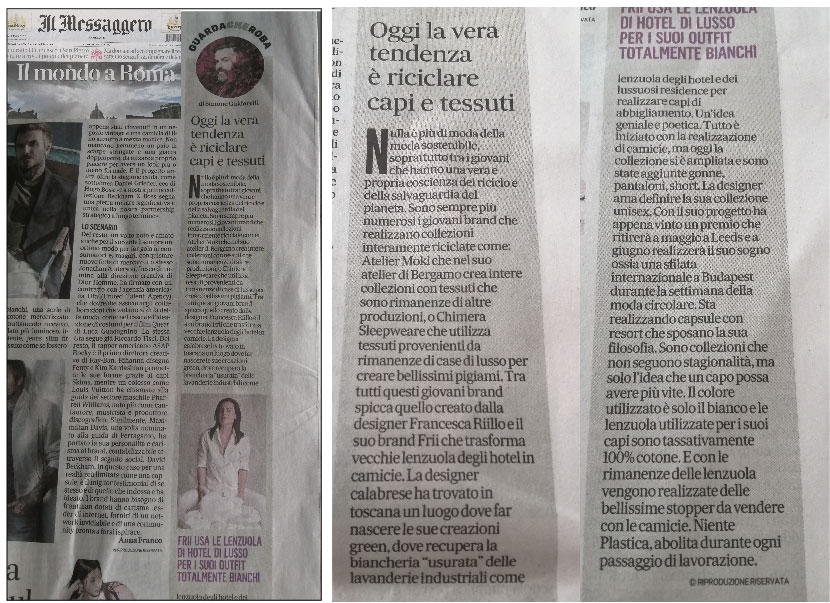 25 Aprile ’25. FRii su Il Messaggero Roma